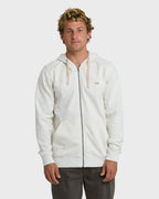 All Day Zip Front Hoodie - Light Gray Heather