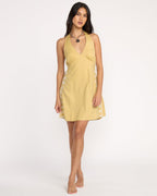 Sunny Sometimes Mini Dress - Light Olive