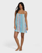 Beach Song Printed Cover-Up - Dream Blue