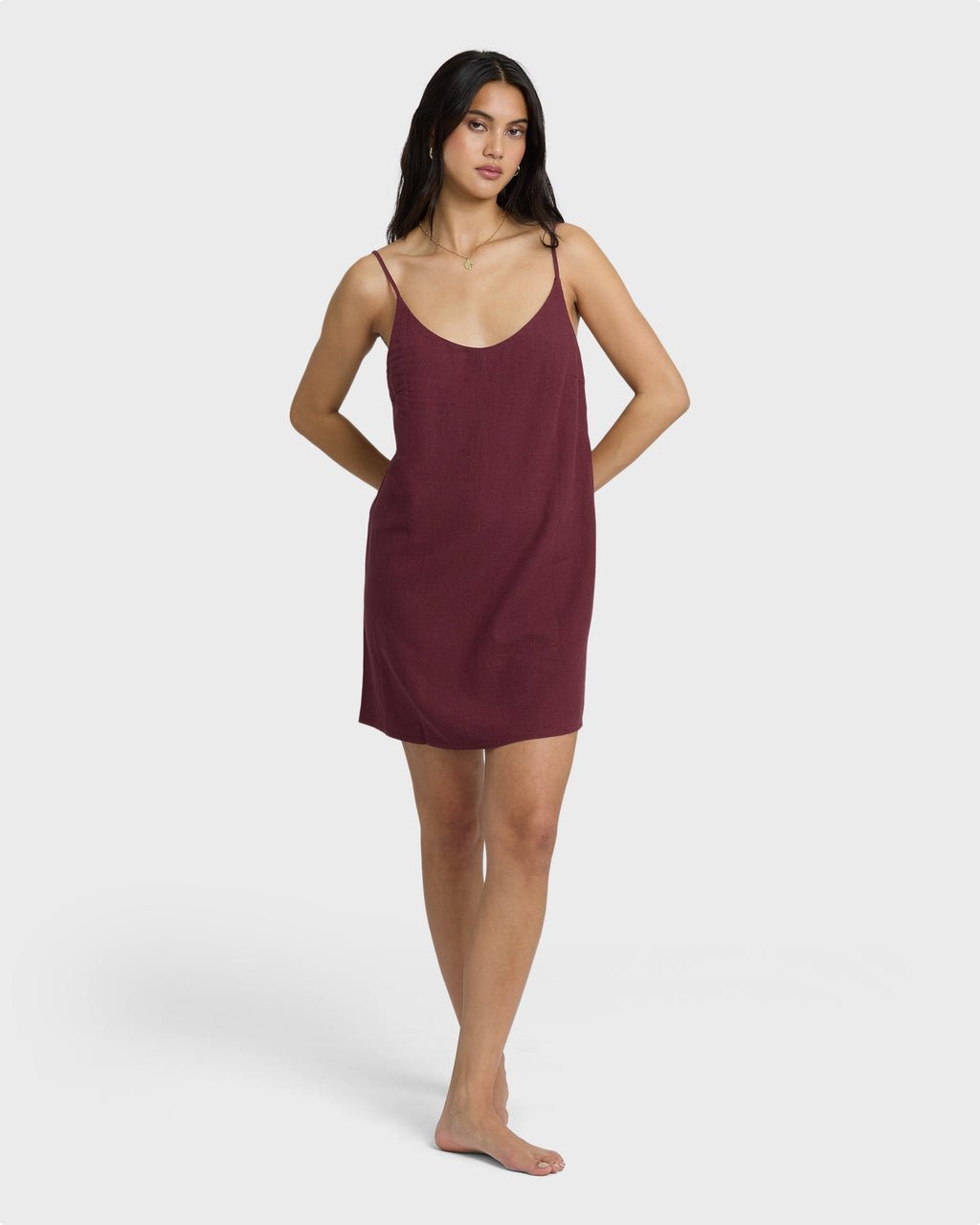 Summer Love Dress - Red Dahlia