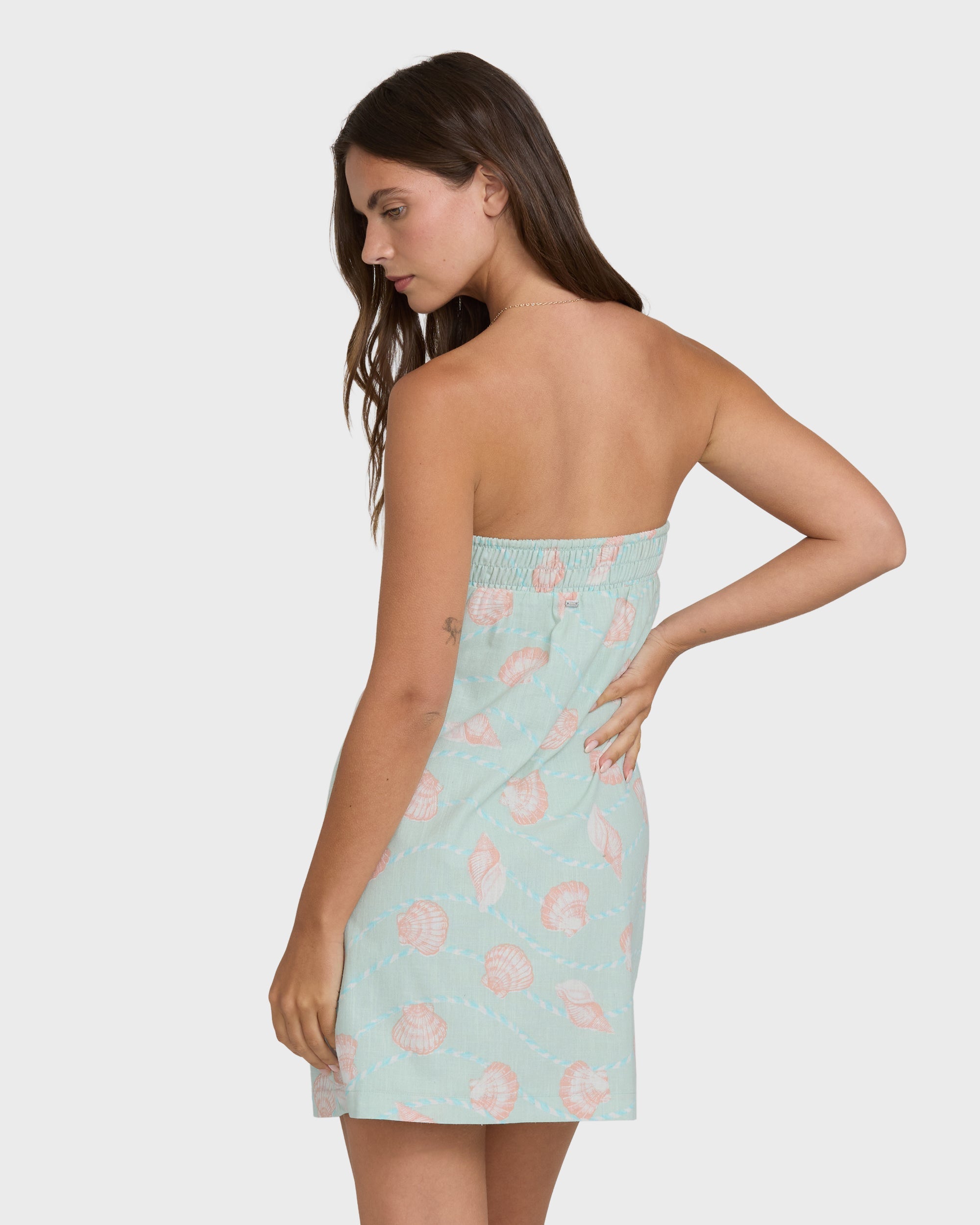Summer Glow Mini Dress - Agave