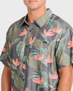 Sundays Lounge Short Sleeve Woven Shirt - Phantom