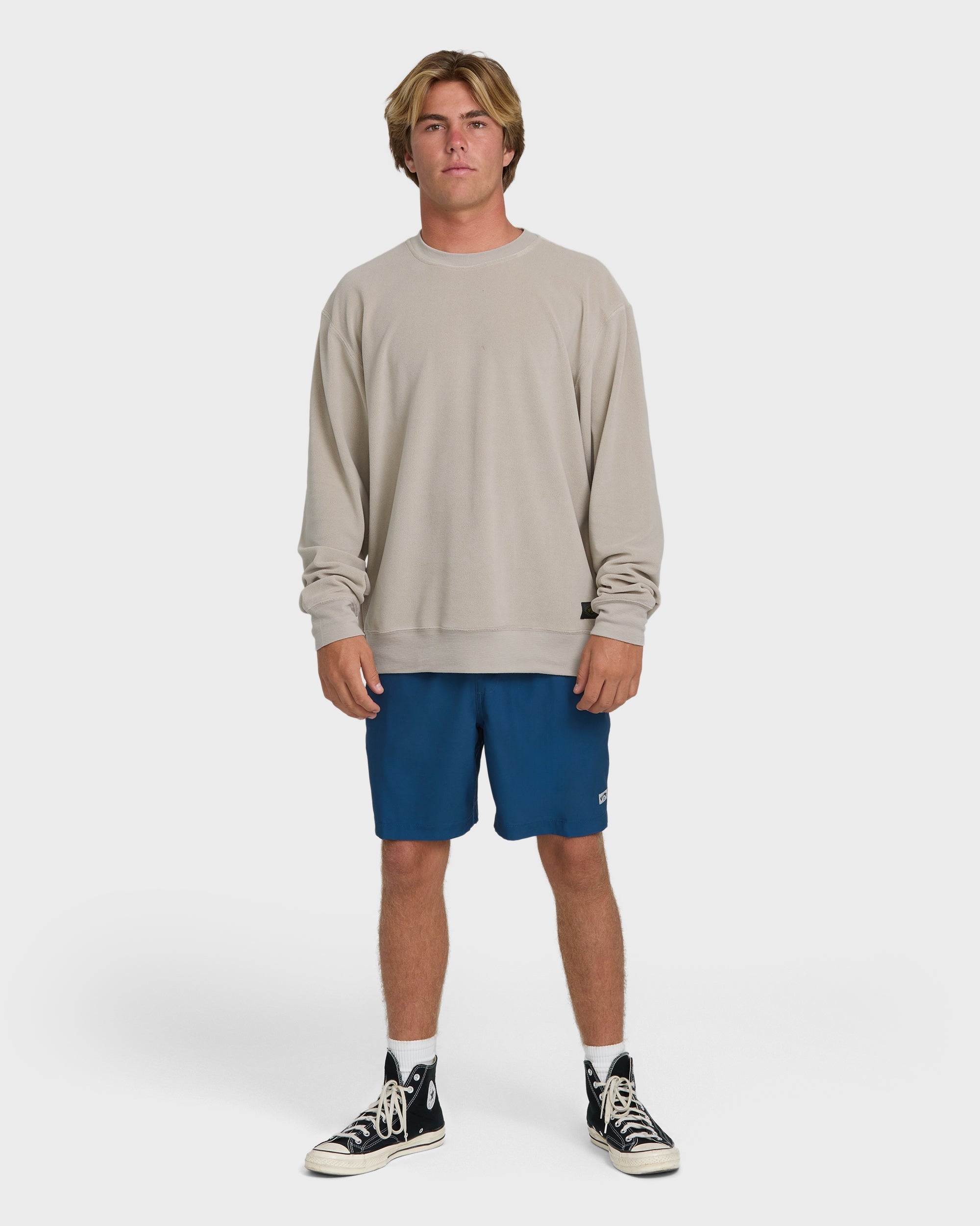 Torched Crewneck Sweatshirt - Dove