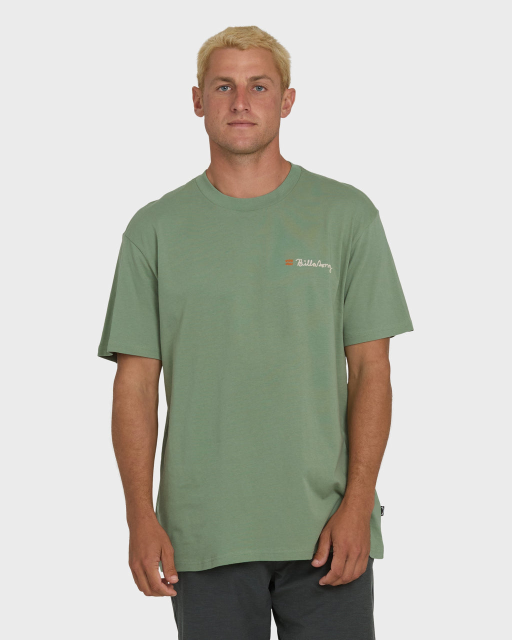 Making Tracks Premium Short Sleeve Knit T-Shirt - Hedge Green