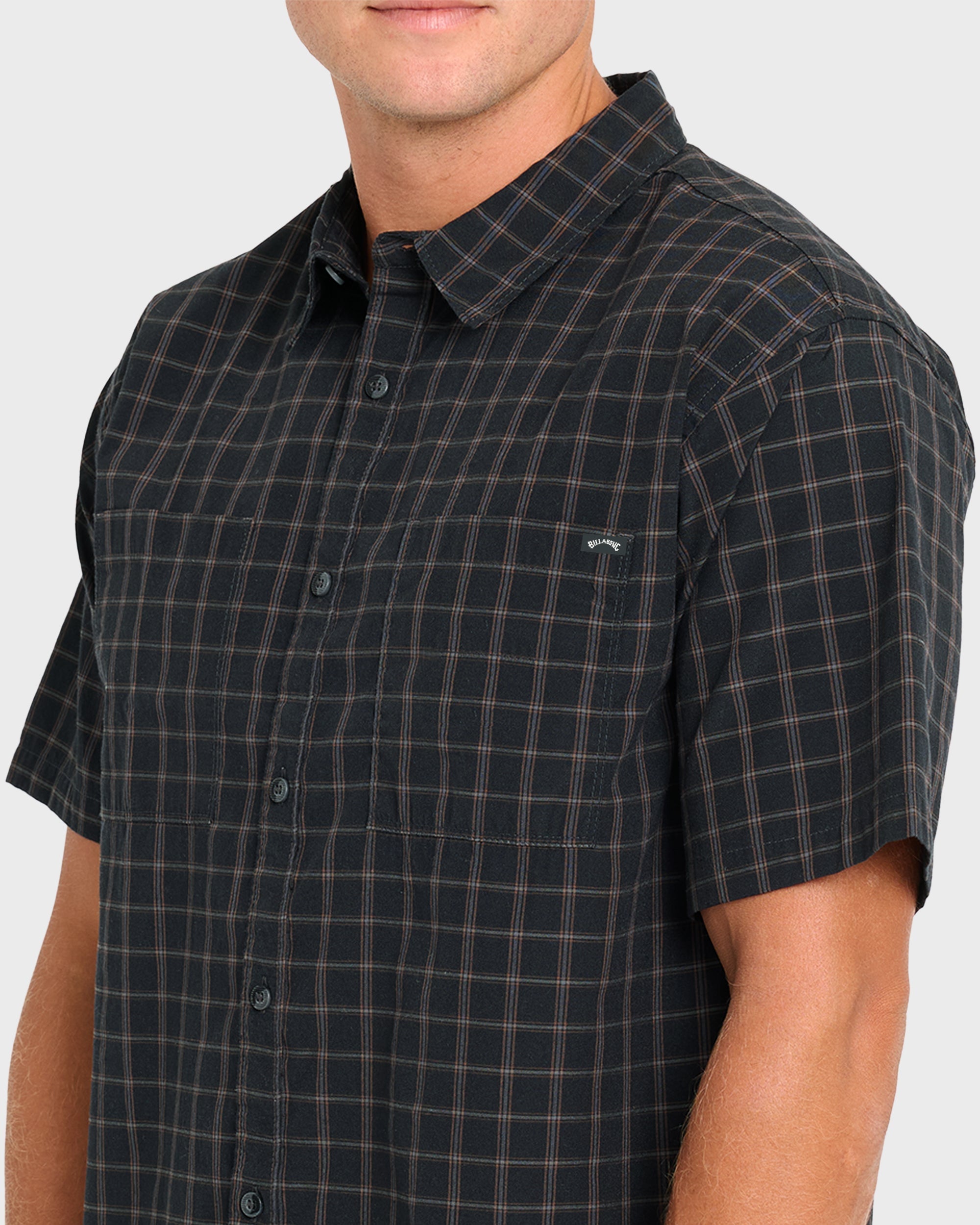 Vista Short Sleeve Woven Shirt - Phantom
