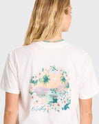 Catching Waves Short Sleeve Jersey T-Shirt - Salt Crystal