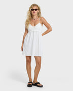 Jia Knit Mini Dress - Salt Crystal