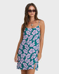 Tidal Crush Mini Dress - Deep Lagoon