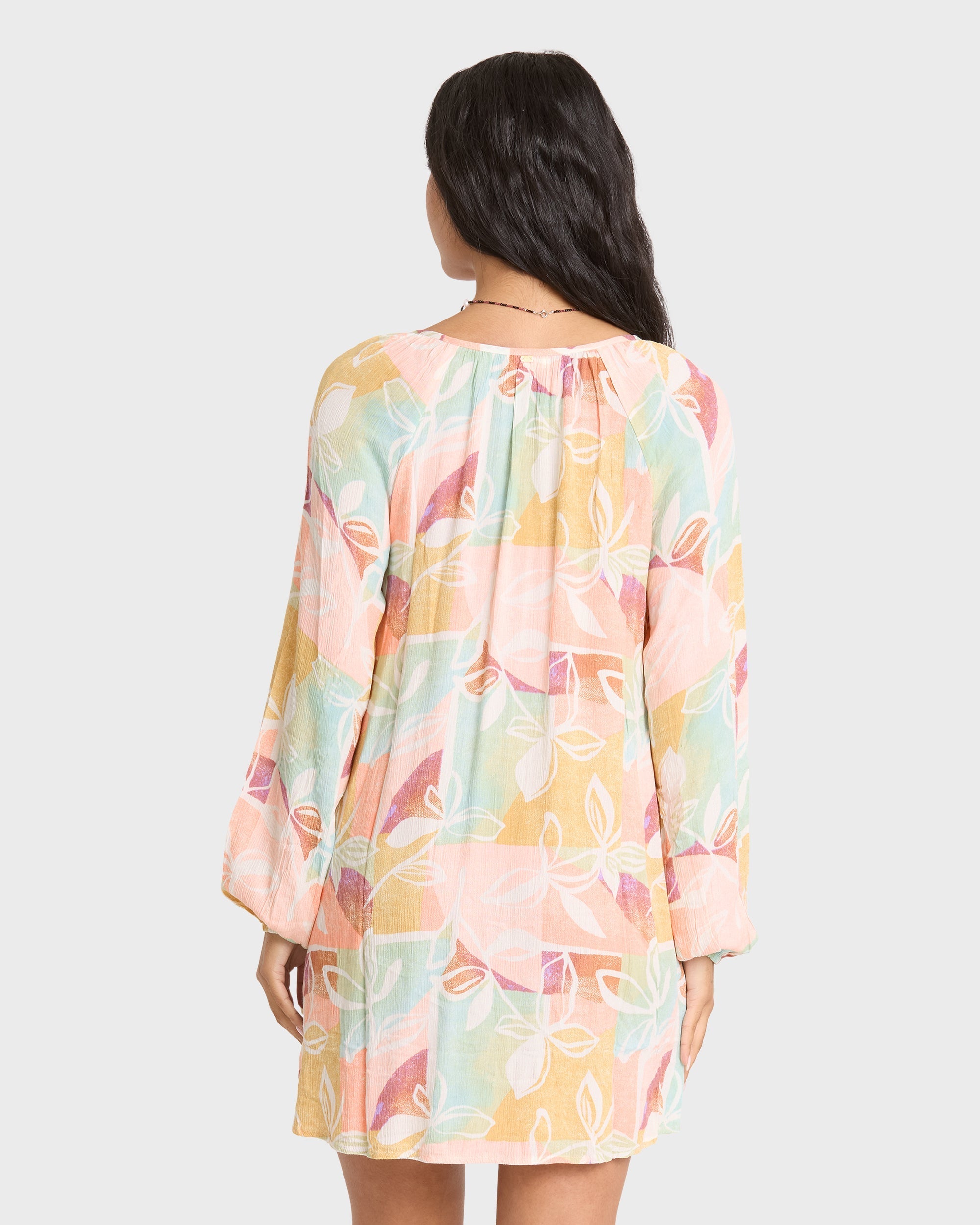 Sweet Dreamer Mini Dress - Orange Multi